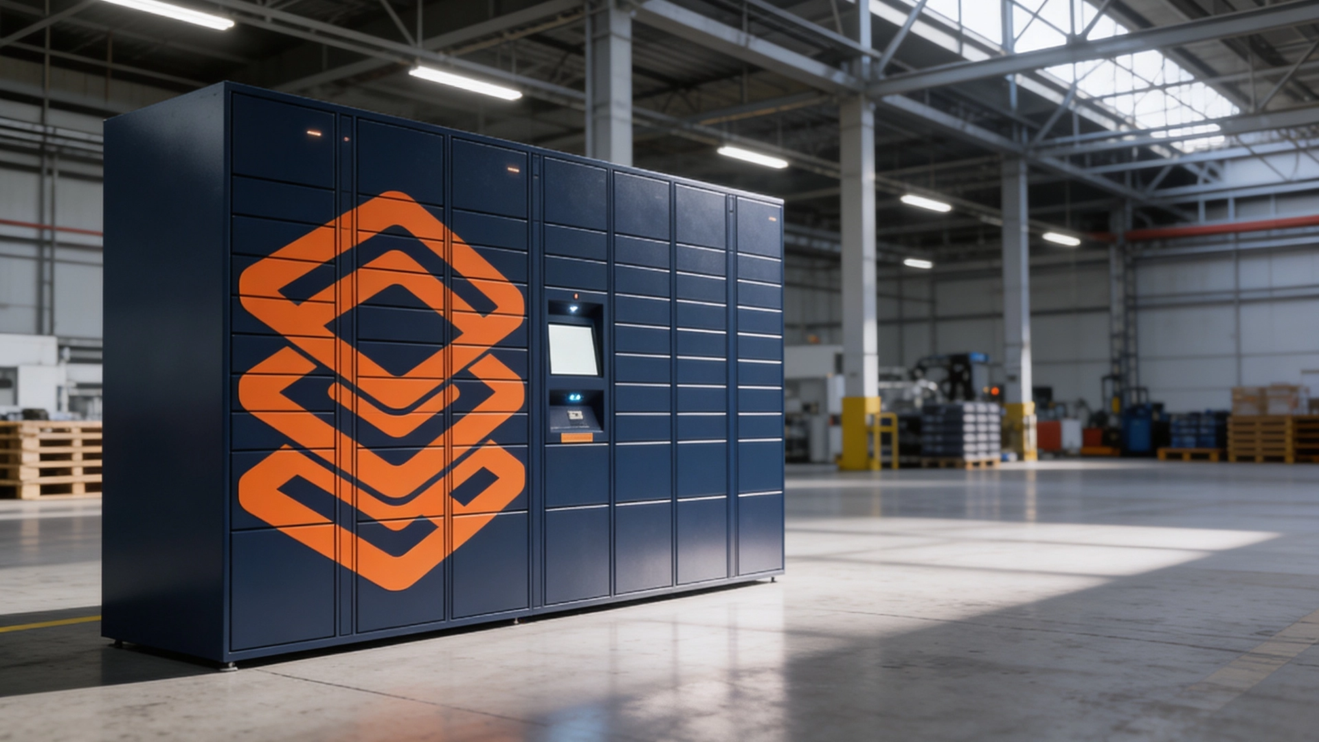 Smart Locker Stoom em operação